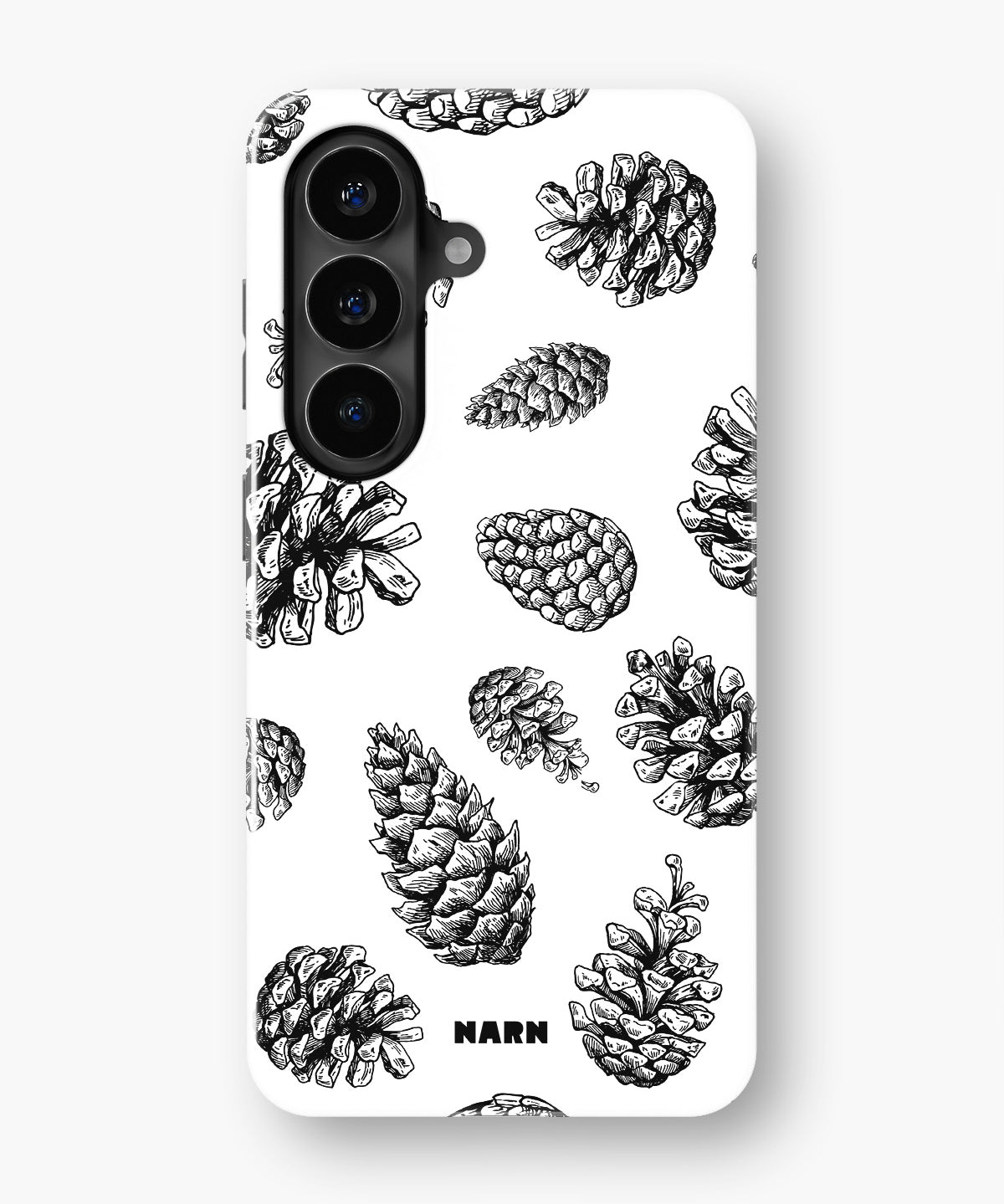 Samsung Galaxy A57 Tough Case – Pine Cones - View 1