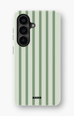 Samsung Galaxy A57 Tough Case – Sage Stripes - View 1