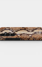 Samsung Galaxy A57 Tough Case – Brown Snakeskin - View 2