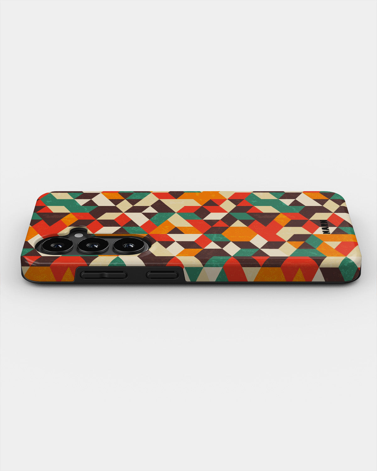 Samsung Galaxy A57 Tough Case – Retro Geometric - View 2