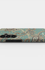 Samsung Galaxy A57 Tough Case – Paisley Green - View 2