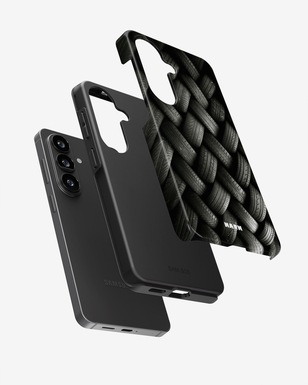 Samsung Galaxy A57 Tough Case – Tires Wall - View 3
