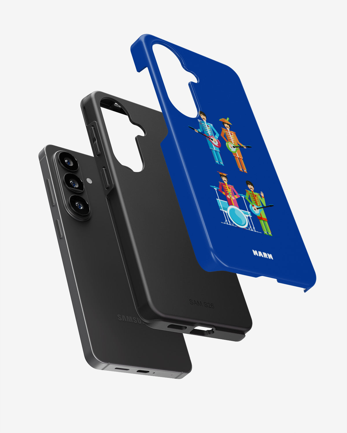 Samsung Galaxy A57 Tough Case – Beatles Blue - View 3