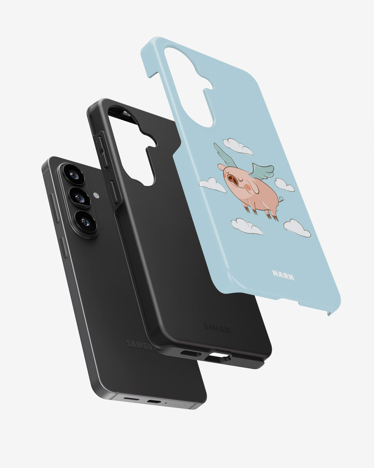 Samsung Galaxy A57 Tough Case – Dreamy Pig - View 3