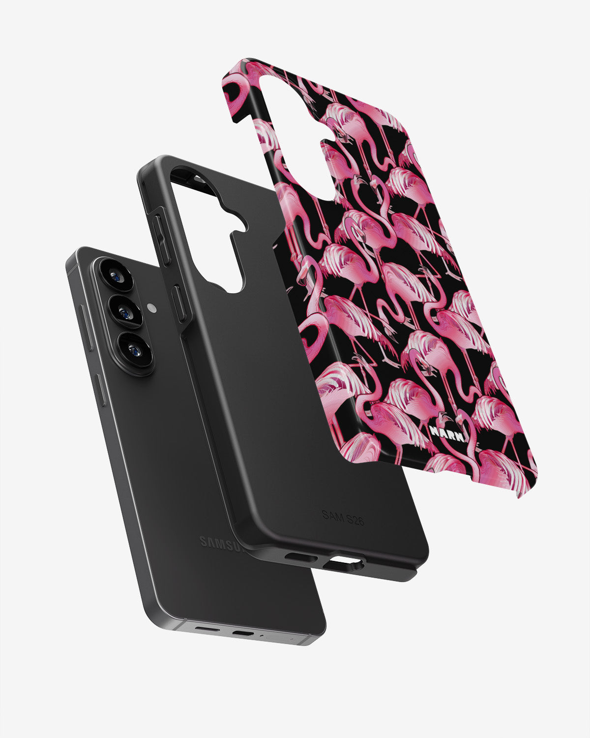 Samsung Galaxy A57 Tough Case – Flamingos - View 3