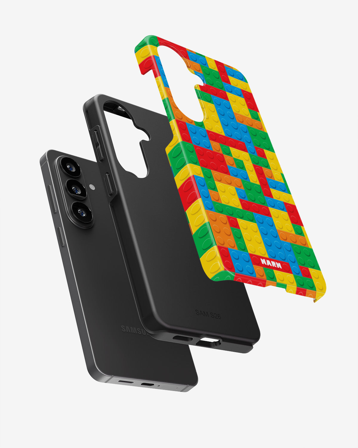 Samsung Galaxy A57 Tough Case – Building Bricks - View 3