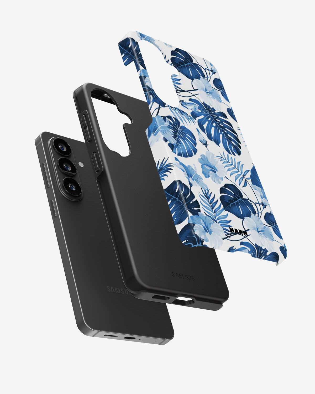 Samsung Galaxy A57 Tough Case – Blue Tropics - View 3