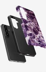 Samsung Galaxy A57 Tough Case – Purple Marble - View 3