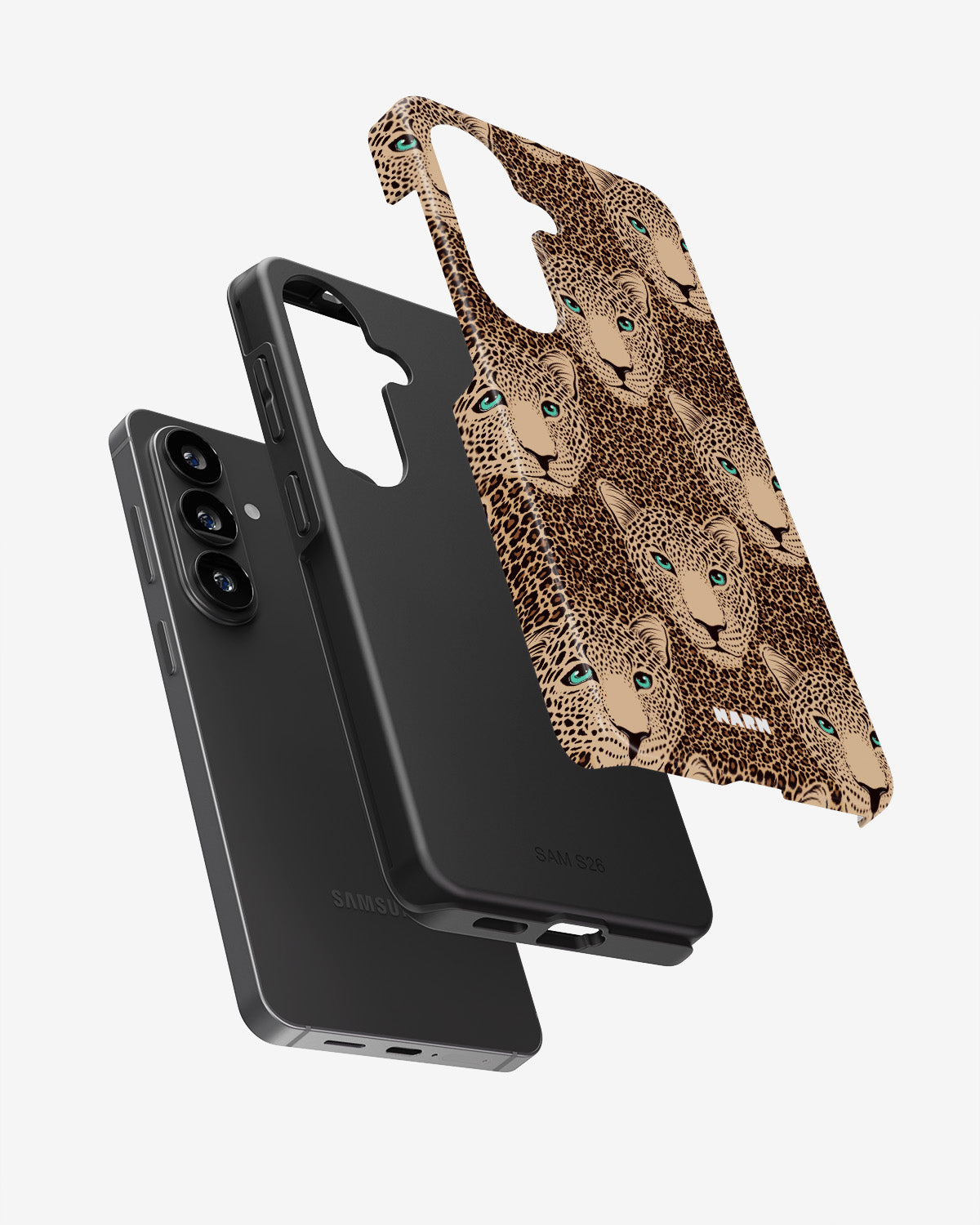 Samsung Galaxy A57 Tough Case – Leopard Gaze - View 3