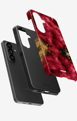 Samsung Galaxy A57 Tough Case – Burgendy Shimmer - View 3