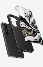 Samsung Galaxy A57 Tough Case – Golden Swirl - View 3