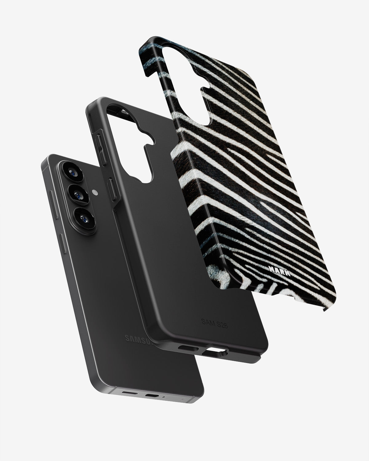 Samsung Galaxy A57 Tough Case – Zebra Stripe - View 3