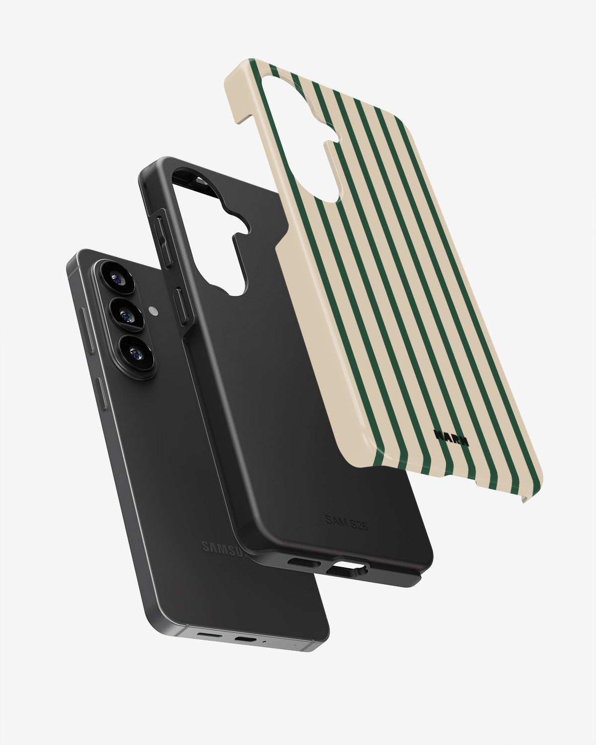Samsung Galaxy A57 Tough Case – Evergreen Stripe - View 3