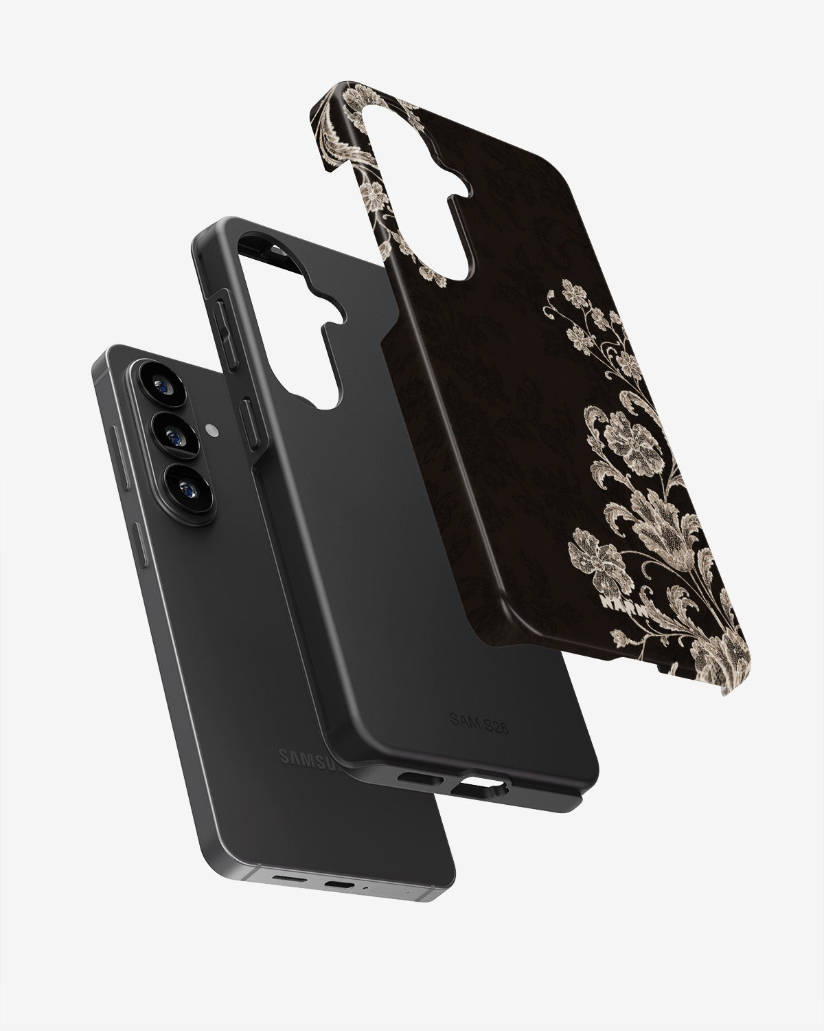 Samsung Galaxy A57 Tough Case – Ivory Bloom - View 3