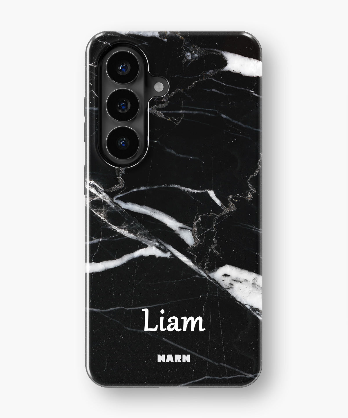 Samsung Galaxy A37 Tough Case – Custom - Black Marble - View 1