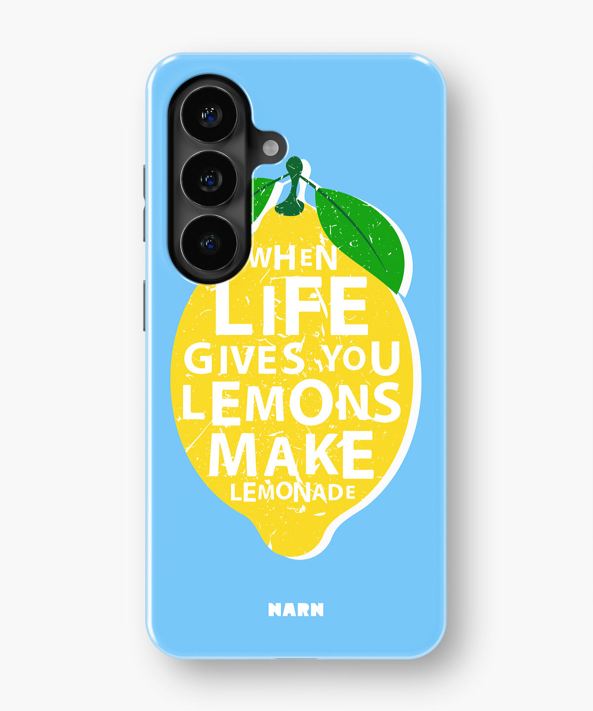 Samsung Galaxy A37 Tough Case – Lemon Quote - View 1