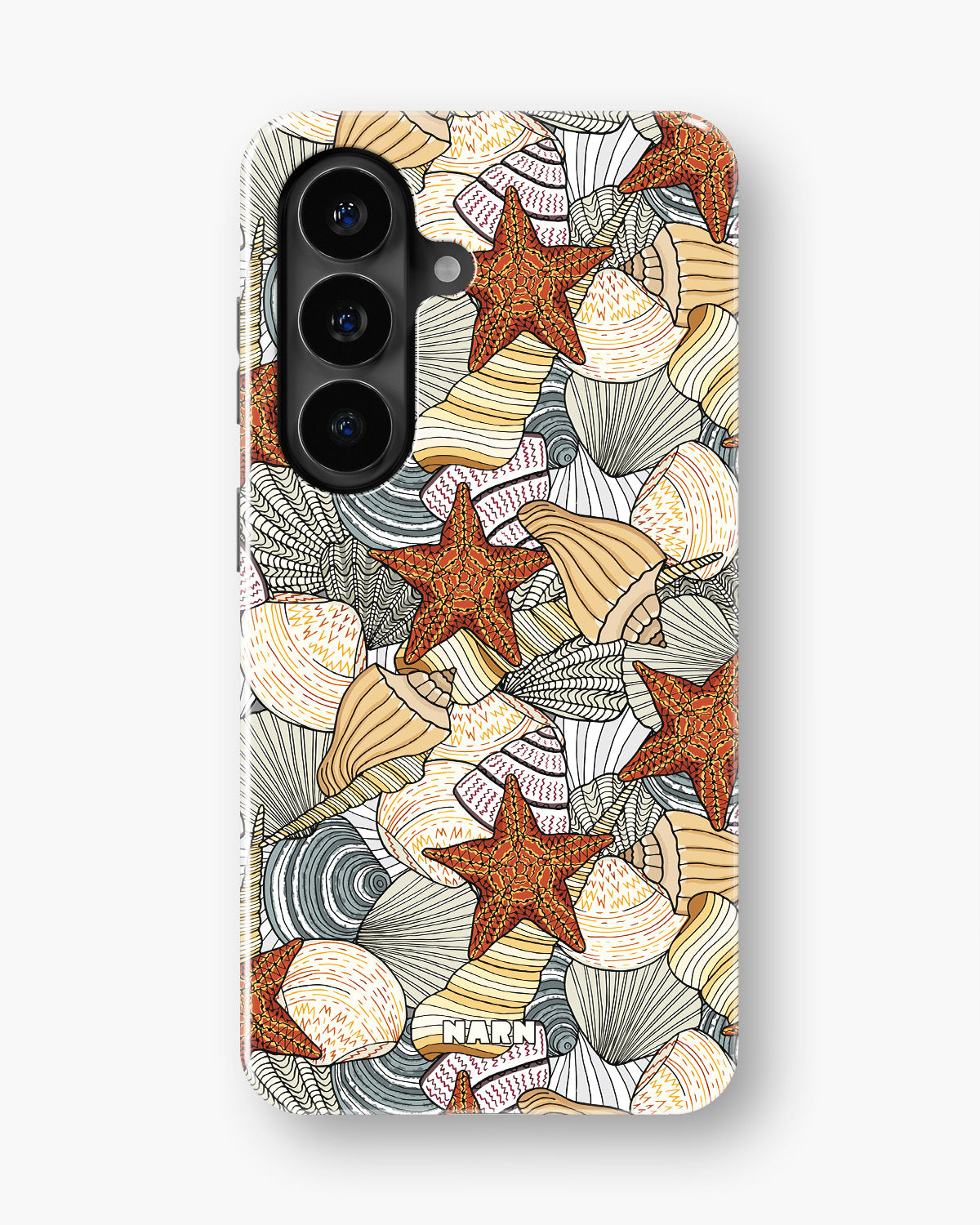 Samsung Galaxy A37 Tough Case – Sea Shells - View 1