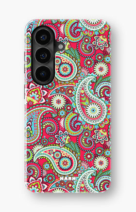Samsung Galaxy A37 Tough Case – Paisley Paradise - View 1