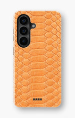 Samsung Galaxy A37 Tough Case – Orange Snake - View 1