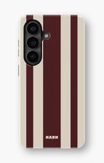 Samsung Galaxy A37 Tough Case – Bordeaux Stripe - View 1