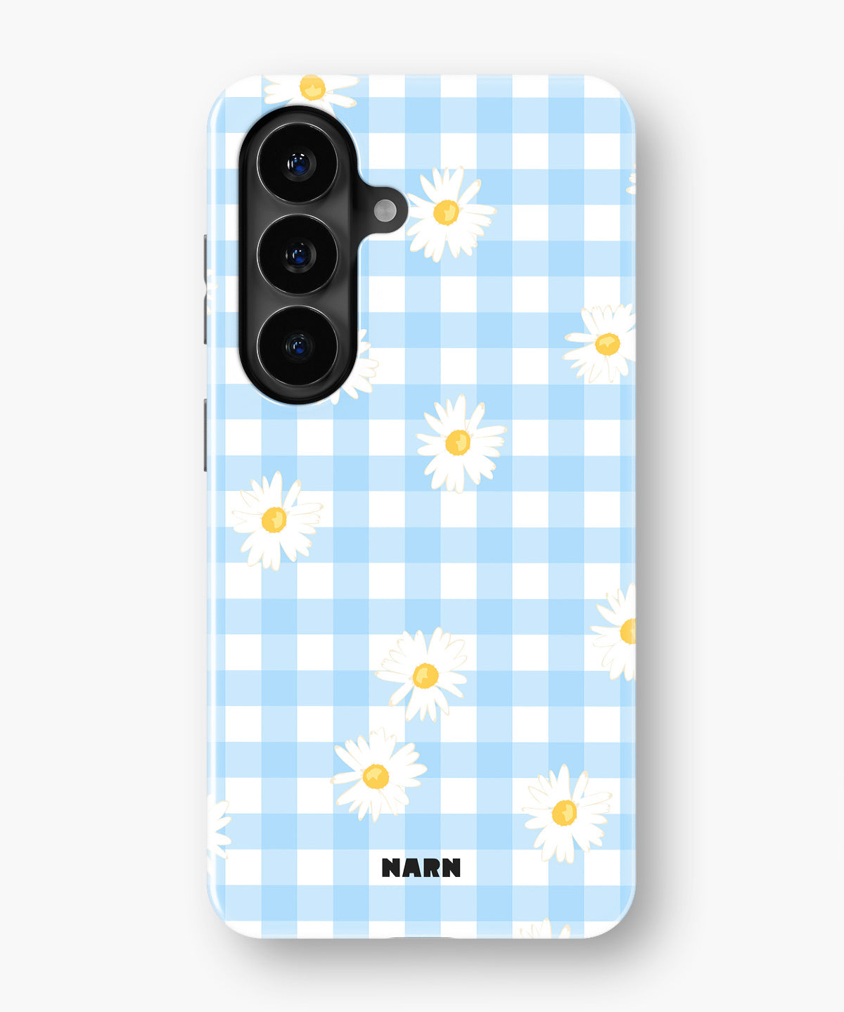 Samsung Galaxy A37 Tough Case – Blue Daisies - View 1