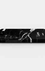 Samsung Galaxy A37 Tough Case – Custom - Black Marble - View 2