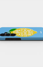 Samsung Galaxy A37 Tough Case – Lemon Quote - View 2