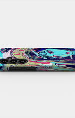 Samsung Galaxy A37 Tough Case – Abstract Cat - View 2
