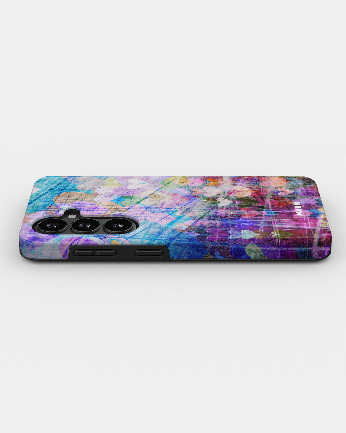 Samsung Galaxy A37 Tough Case – Purple Hearts - View 2