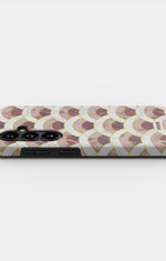 Samsung Galaxy A37 Tough Case – Pink Marble Waves - View 2