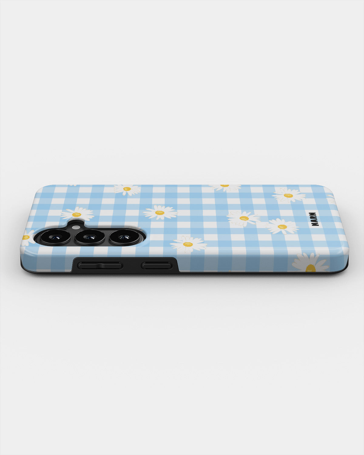 Samsung Galaxy A37 Tough Case – Blue Daisies - View 2