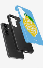 Samsung Galaxy A37 Tough Case – Lemon Quote - View 3