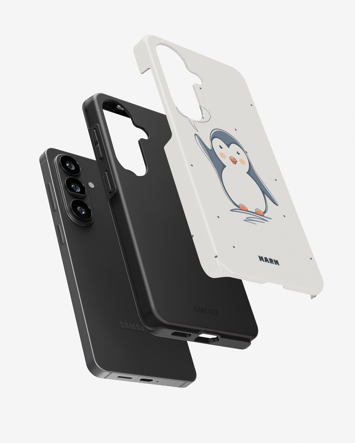 Samsung Galaxy A37 Tough Case – Cute Penguin - View 3