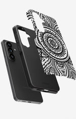 Samsung Galaxy A37 Tough Case – Henna Mandala - View 3