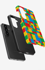 Samsung Galaxy A37 Tough Case – Building Bricks - View 3