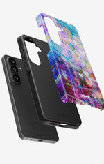 Samsung Galaxy A37 Tough Case – Purple Hearts - View 3