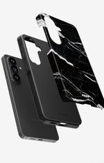 Samsung Galaxy A37 Tough Case – Black Marble - View 3