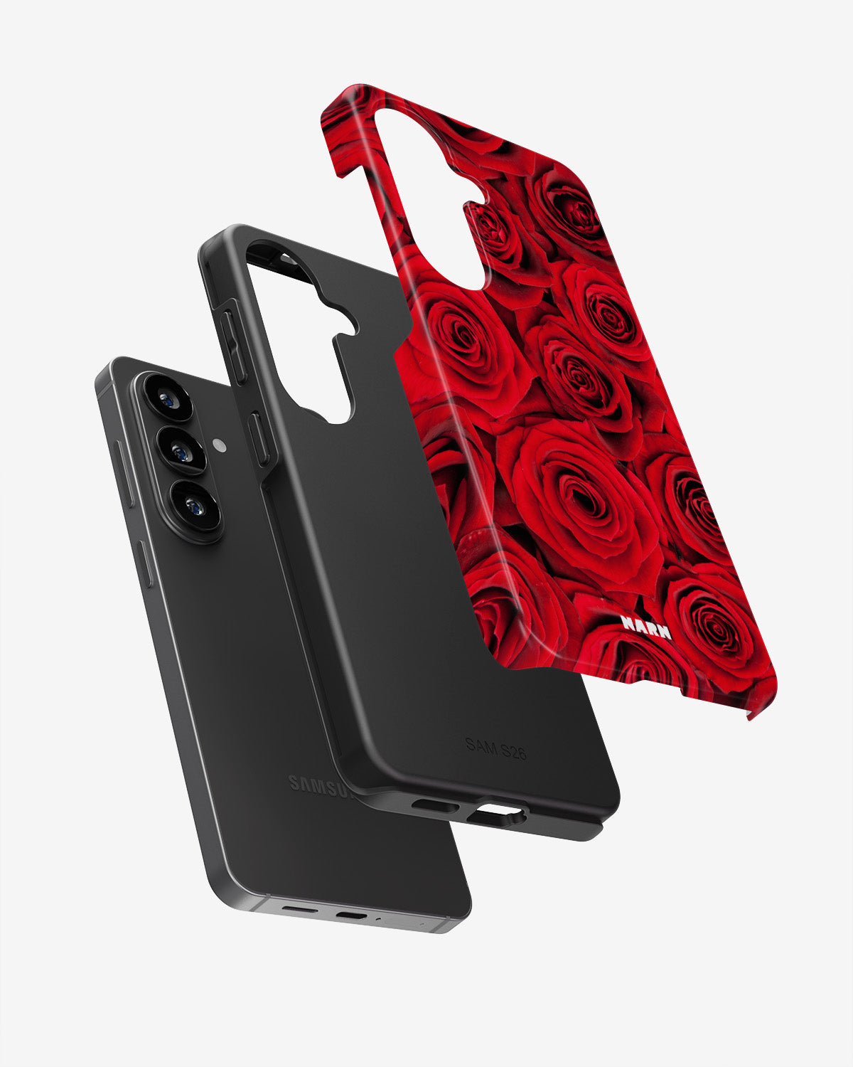 Samsung Galaxy A37 Tough Case – Red Roses - View 3