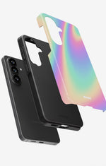 Samsung Galaxy A37 Tough Case – Rainbow Haze - View 3