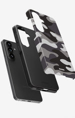 Samsung Galaxy A37 Tough Case – Grey Camo - View 3