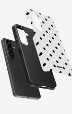 Samsung Galaxy A37 Tough Case – Mono Dots - View 3