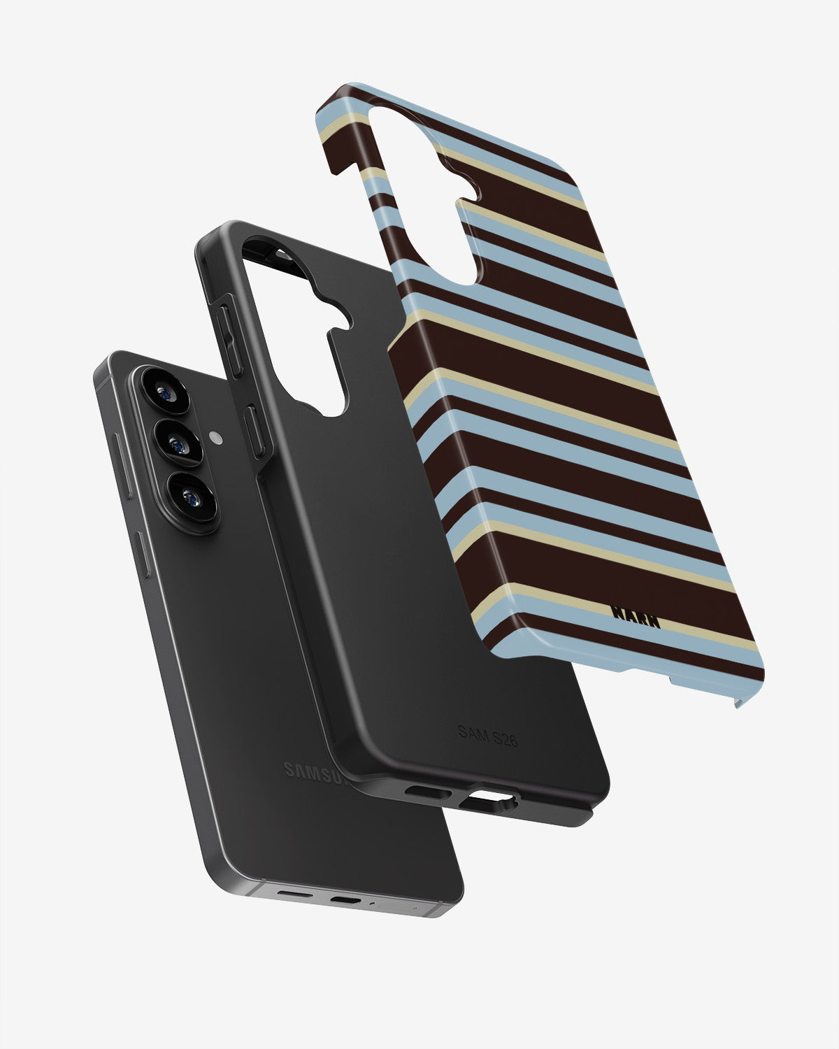 Samsung Galaxy A37 Tough Case – Latte Lines - View 3