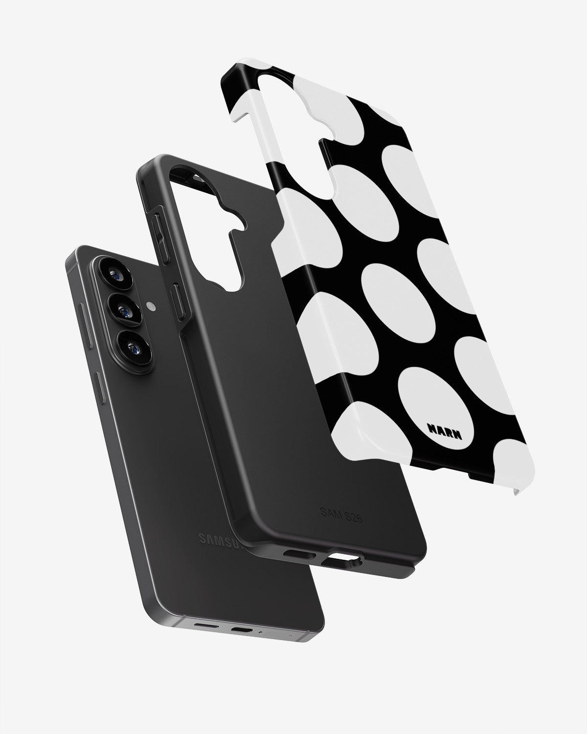Samsung Galaxy A37 Tough Case – Bold Dots - View 3