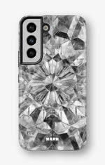Samsung Galaxy S21 FE Tough Case – Grey Crystals - View 1