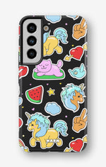 Samsung Galaxy S21 FE Tough Case – Cute Stickers - View 1