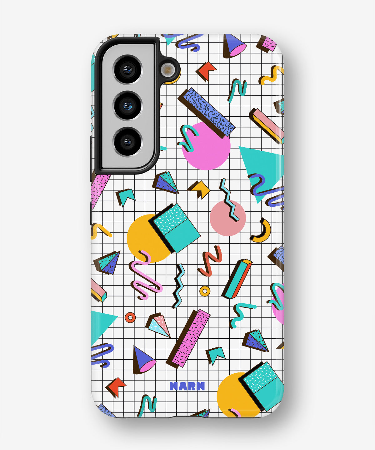 Samsung Galaxy S21 FE Tough Case – 80s Memphis - View 1