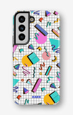 Samsung Galaxy S21 FE Tough Case – 80s Memphis - View 1