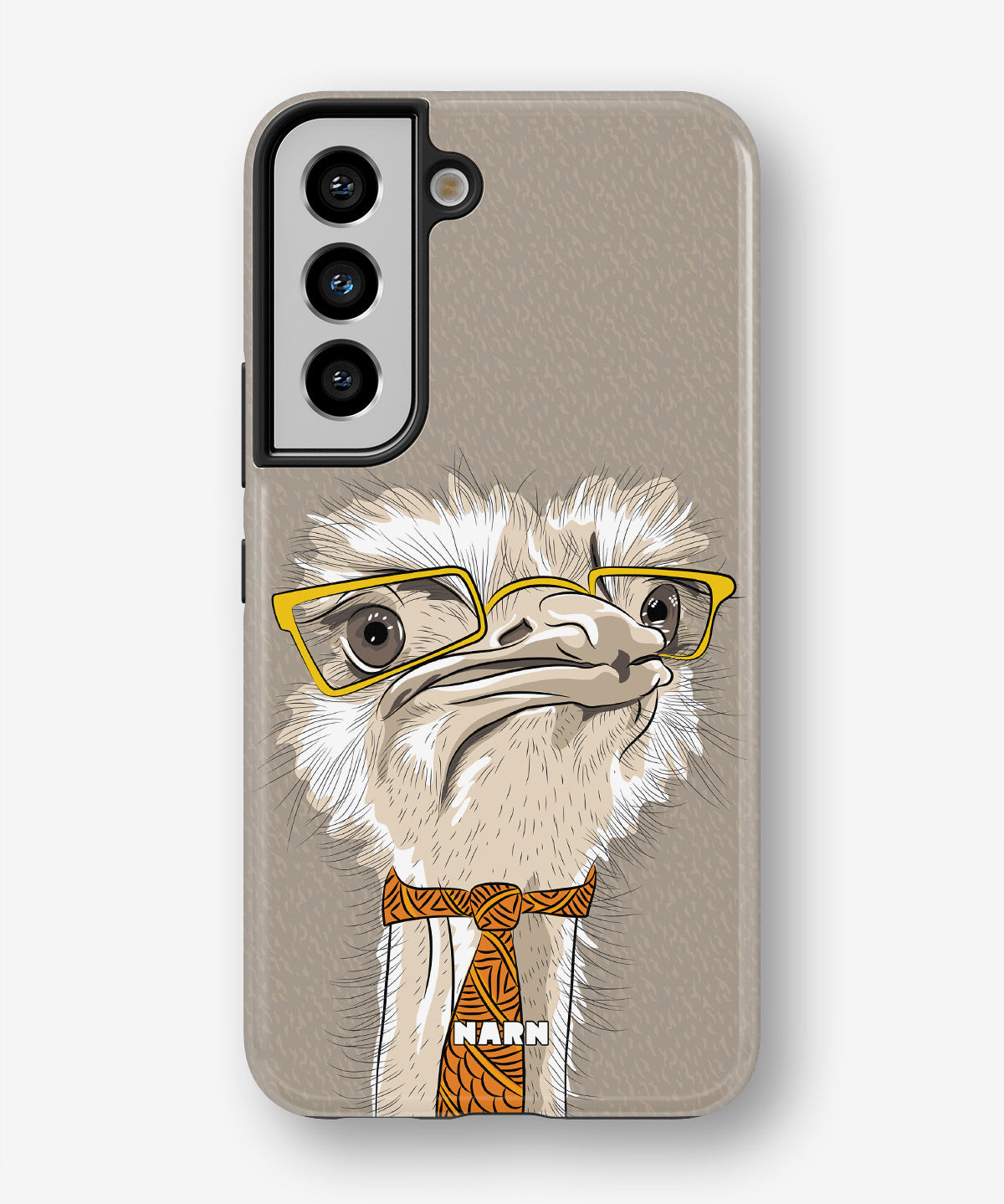 Samsung Galaxy S21 FE Tough Case – Hipster Ostrich - View 1