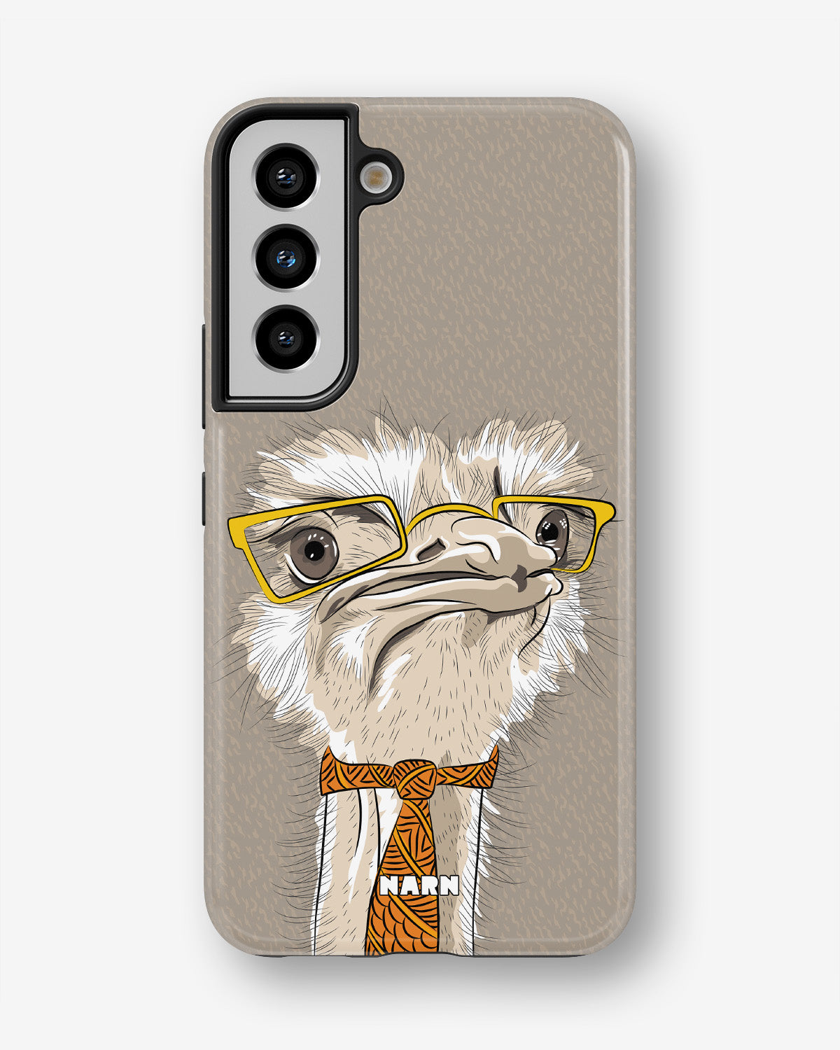 Samsung Galaxy S21 FE Tough Case – Hipster Ostrich - View 1