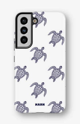 Samsung Galaxy S21 FE Tough Case – Blue Turtles - View 1